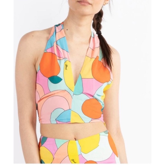 Bundle STAUD Kai Twist Halter Crop Top - Picture 6 of 6